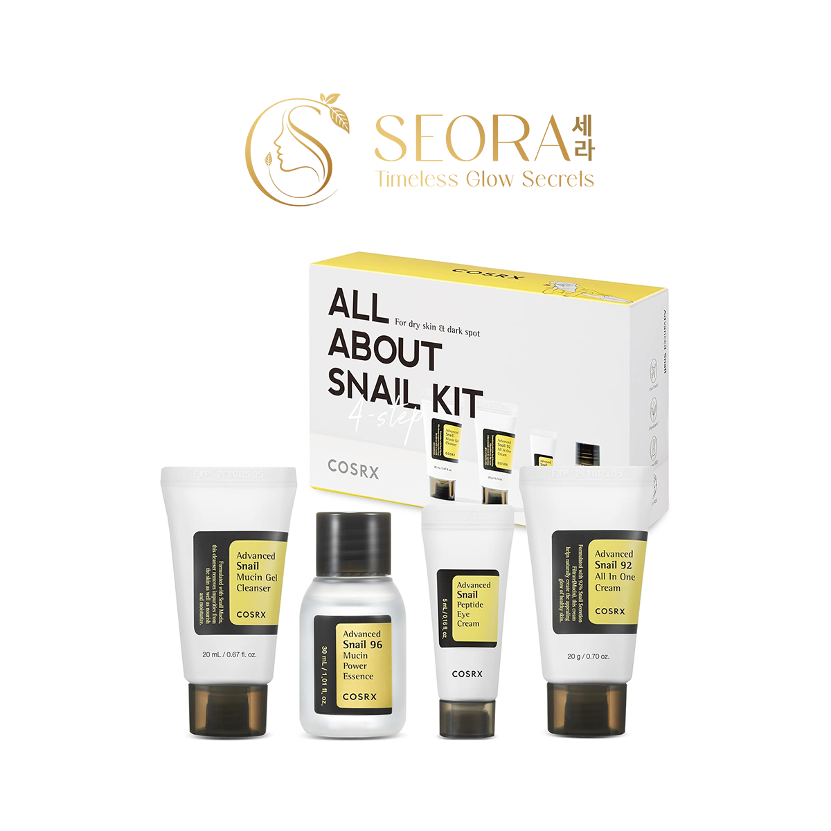 COSRX ALL ABOUT SNAIL KIT 4-step