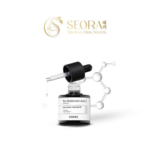 COSRX The Hyaluronic Acid 3 Serum Korean hydrating serum for deep moisture, skin barrier repair, and plump healthy-looking skin