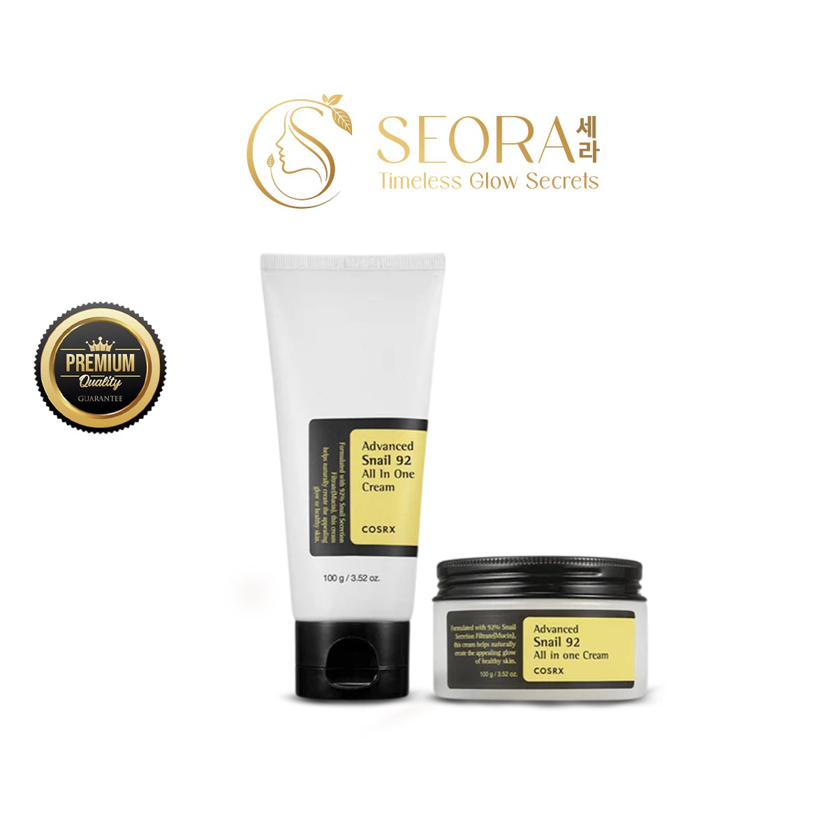 COSRX advanced snail 92 all in one cream 100 g Tube OR GAR